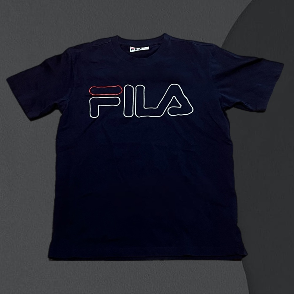 Vintage Fila T Shirt Navy Men’s Large